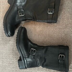 Tory Burch Black Leather Boots